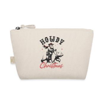 Howdy Christmas - Le Père Noël chevauche l’ours polaire - Trousse biologique - nature - Devant