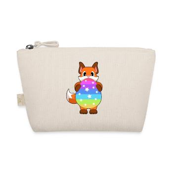 Fuchs Ostern Osterei - Bio-Täschchen - Natur - Vorne