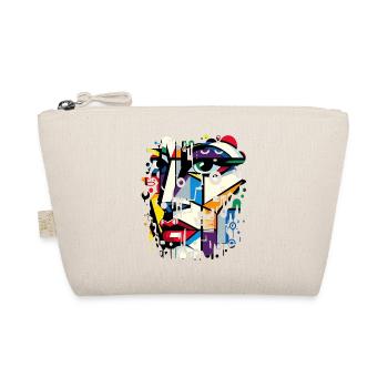 Frauen Girl Power Design Kunst Weiblicher Feminismus Symbol - Bio-Täschchen - Natur - Vorne