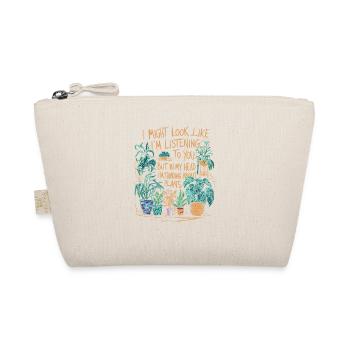 In my thoughts with my plants - Organic Pouch - nature - Front