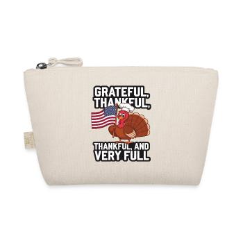 Dinde drôle de Thanksgiving - Trousse biologique - nature - Devant