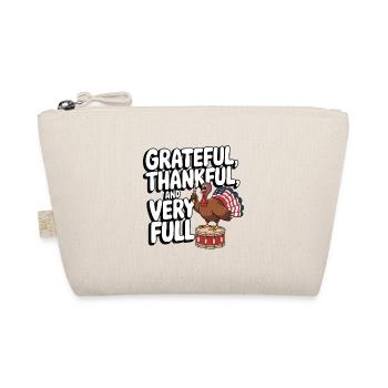 Lustiger Thanksgiving Truthahn - Bio-Täschchen - Natur - Vorne