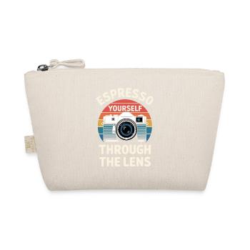 Espresso Yourself Photographer Through the Lens - Organic Pouch - nature - Front
