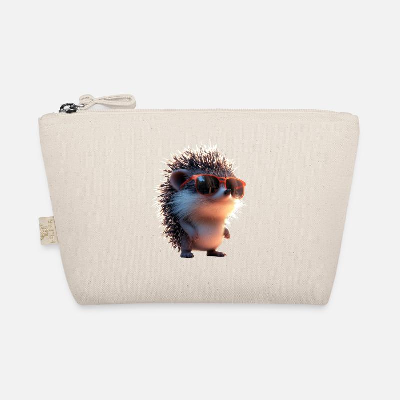 Igel Weißbauchigel Stacheligel Liebe Süßer Igel Bio-Täschchen