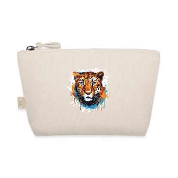 Cheetah Head Portrait Pop Art - Organic Pouch - nature - Front