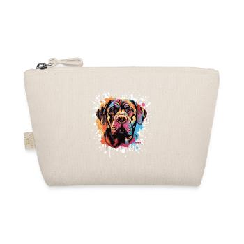 Mastiff Dog Head Portrait Pop Art - Organic Pouch - nature - Front
