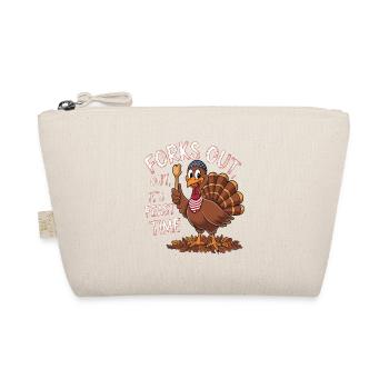 Lustiger Thanksgiving Truthahn - Bio-Täschchen - Natur - Vorne