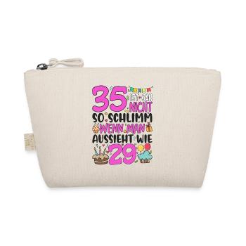 35e anniversaire femmes 35 ans n’est pas si mal - Trousse biologique - nature - Devant