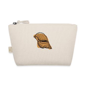 Lineart Bivalvia Shell Shelling Bag Seashell - Bio-Täschchen - Natur - Vorne