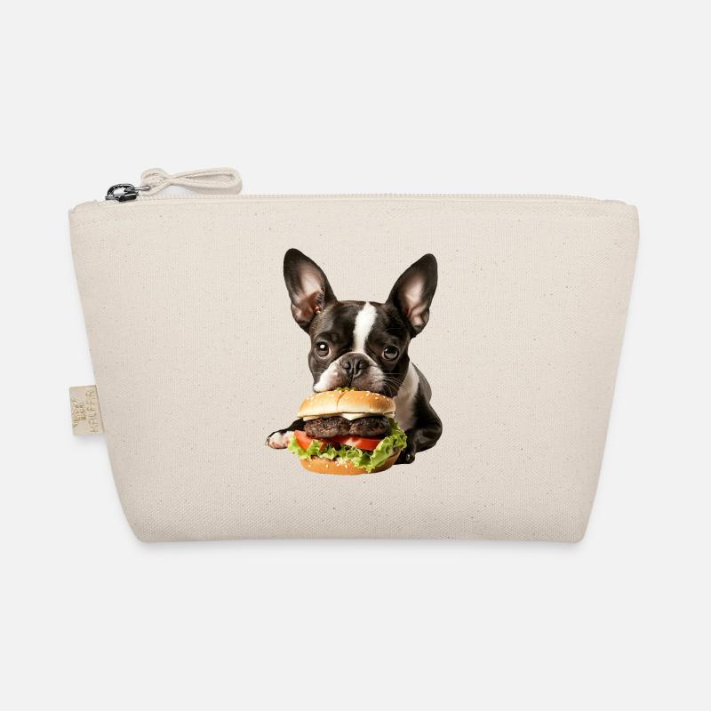 Boston Terrier - Bio-Täschchen - Natur
