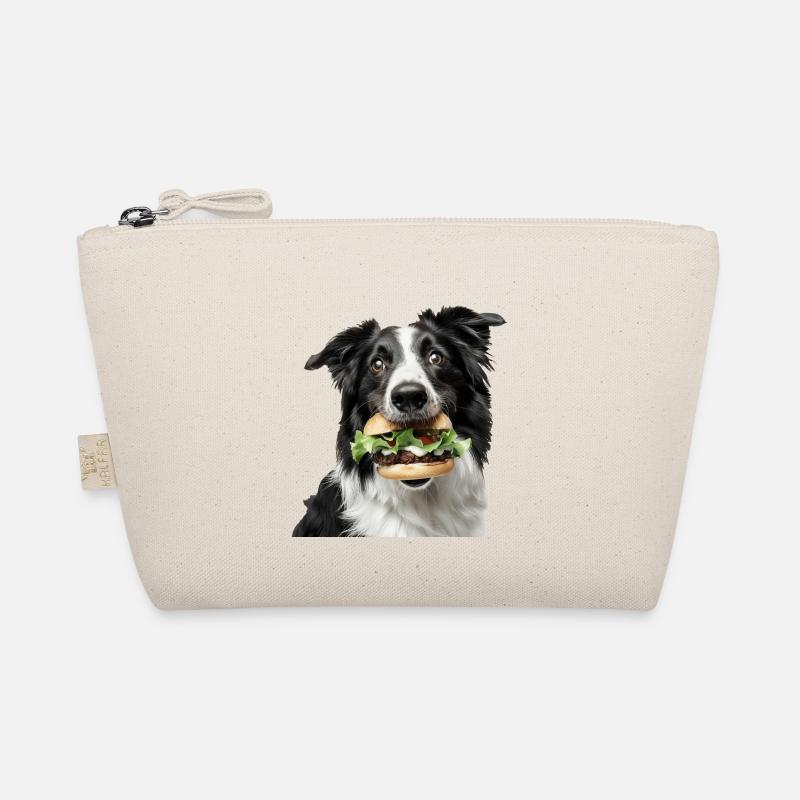 Border Collie - Bio-Täschchen - Natur