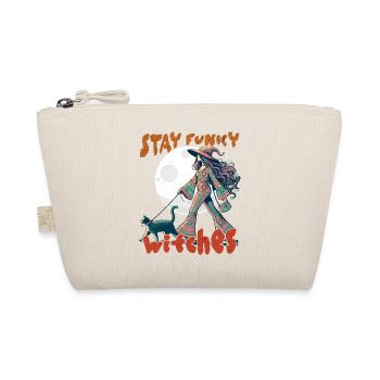 Halloween Costume Witches Lover Design - Organic Pouch - nature - Front
