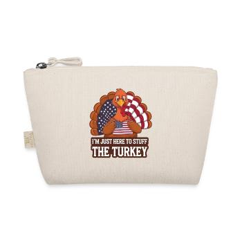 Lustiger Thanksgiving Truthahn - Bio-Täschchen - Natur - Vorne