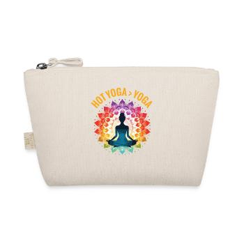 „yoga Instructor: My Job Is To Make Hot Yoga > - Bio-Täschchen - Natur - Vorne