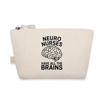 Neuro Nurse Pflegefachkraft Neurologie Geschenk - Bio-Täschchen - Natur - Vorne