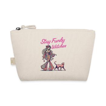 Funny Witch Saying Cat Lover Witch - Organic Pouch - nature - Front