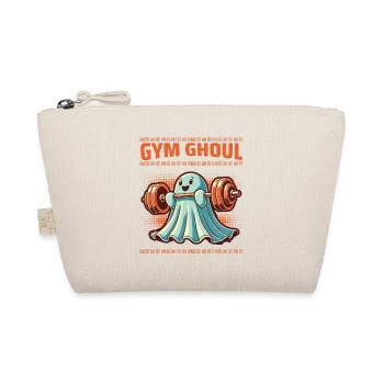Gym Ghoul Funny Fitness Spirit Art - Organic Pouch - nature - Front