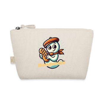 Ghost Baguette Lover Booguette - Organic Pouch - nature - Front