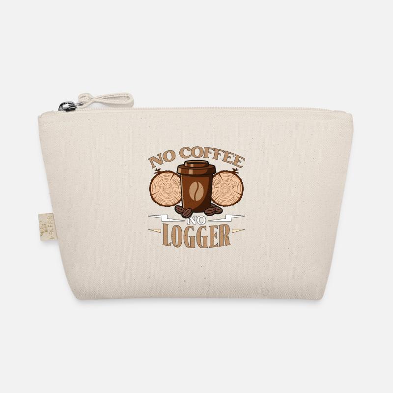 Logging No Coffee No Arborist Coffee Lover Logger Bio-Täschchen