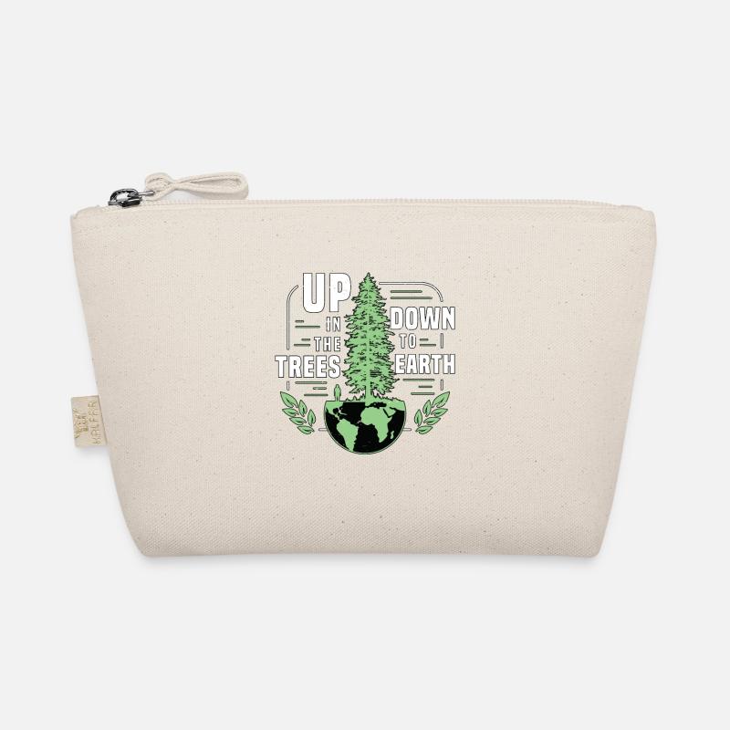 Tree Surgeon Up In The Trees Down To Forest Worker Bio-Täschchen