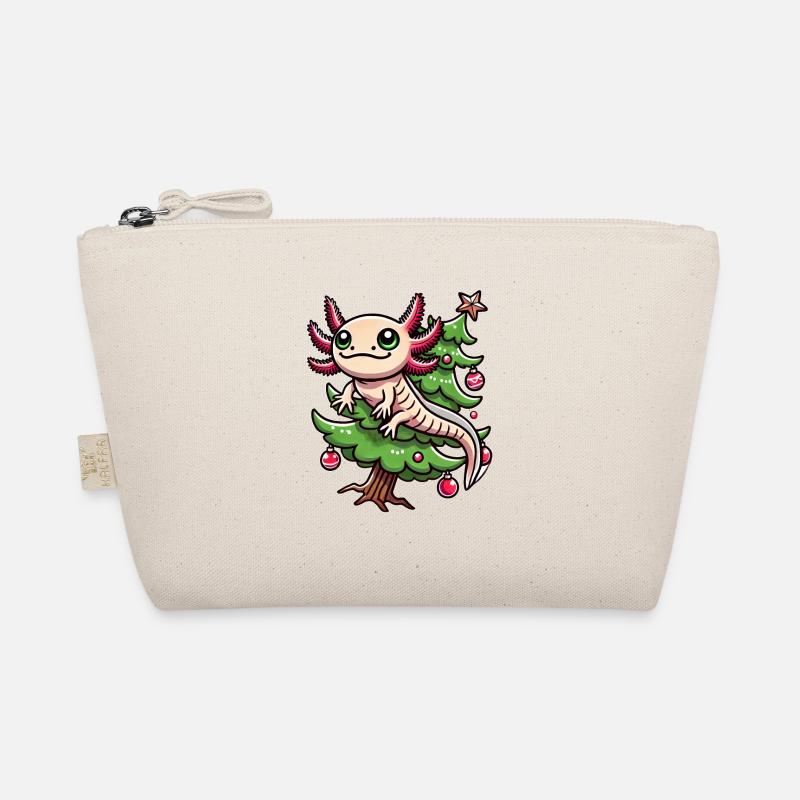 Mignon Axolotl Noël arbre de Noël style bande dessinée Trousse biologique
