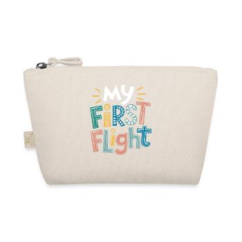 My first flight adventure for little pilots - Organic Pouch - nature - Front
