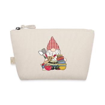 Bäcker Bäckerin Hobbybäcker Backen Wichtel Gnom - Bio-Täschchen - Natur - Vorne