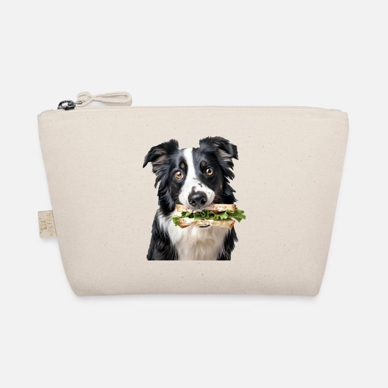 Border Collie - Bio-Täschchen - Natur