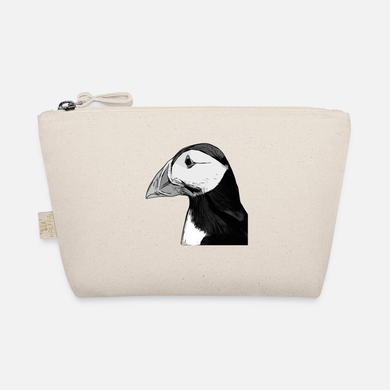 Papageientaucher - Puffin - Bio-Täschchen - Natur