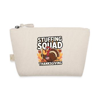Lustiger Thanksgiving Truthahn - Bio-Täschchen - Natur - Vorne