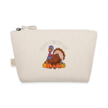 Lustiger Thanksgiving Truthahn - Bio-Täschchen - Natur - Vorne