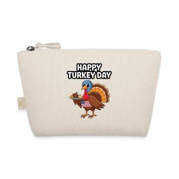 Lustiger Thanksgiving Truthahn - Bio-Täschchen - Natur - Vorne