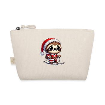 Noël paresseux Ski Sports d’hiver Plaisir - Trousse biologique - nature - Devant