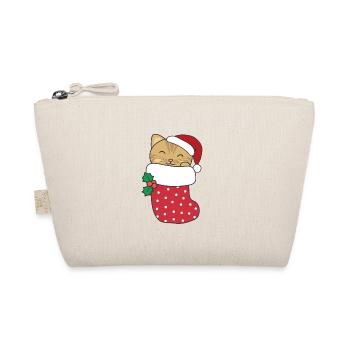 Chats mignons en chaussettes de Noël pour Noël - Trousse biologique - nature - Devant