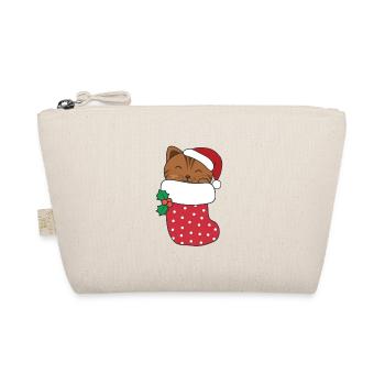 Chats mignons en chaussettes de Noël pour Noël - Trousse biologique - nature - Devant