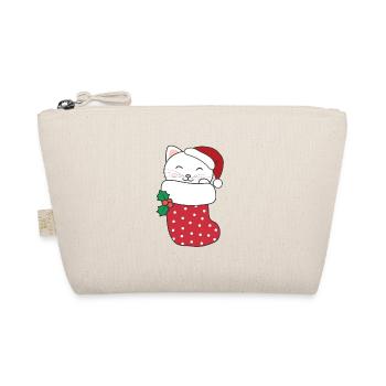 Chats mignons en chaussettes de Noël pour Noël - Trousse biologique - nature - Devant