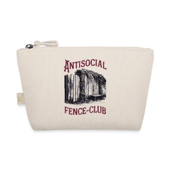 Asocial Fence Club Introvertierte Sarkastische Kunst - Bio-Täschchen - Natur - Vorne