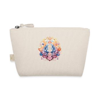 Namaste illustration of a beautiful, detailed - Organic Pouch - nature - Front