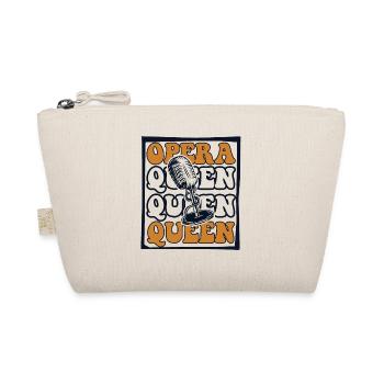 Opera Queen Opera House Tenor Singer Vocalist - Organic Pouch - nature - Front