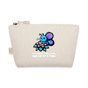 Fluttering Through Life Coffee Butterfly - Organic Pouch - nature - Front
