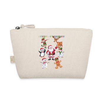 Merry Little Christmas Eve Squad Pajama Party Fun - Organic Pouch - nature - Front