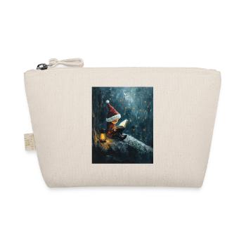 Christmas Elf Women Men Children Christmas - Organic Pouch - nature - Front