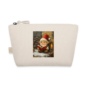 Christmas Elf Women Men Children Christmas - Organic Pouch - nature - Front