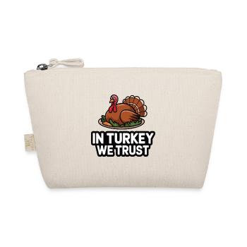 Lustiger Thanksgiving Truthahn - Bio-Täschchen - Natur - Vorne
