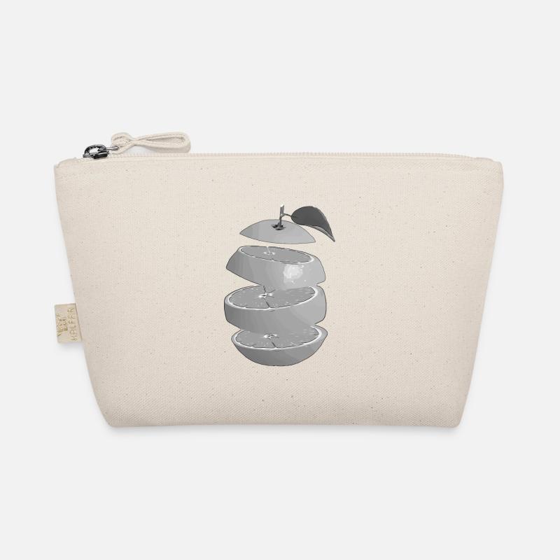 Gray Orange Organic Pouch