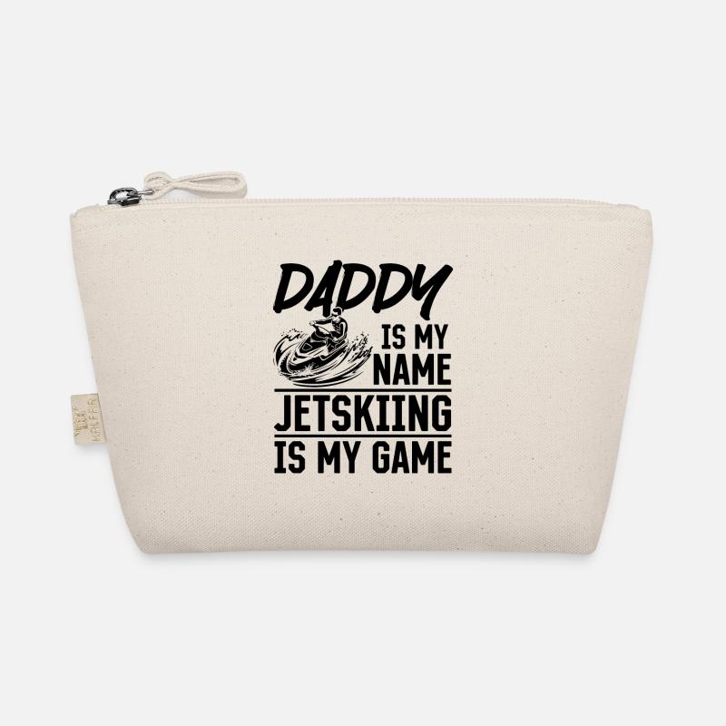 Daddy is my name Jetskiing is my game - Jetski Dad Bio-Täschchen