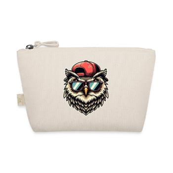 Hibou cool avec lunettes de soleil et casquette - Trousse biologique - nature - Devant