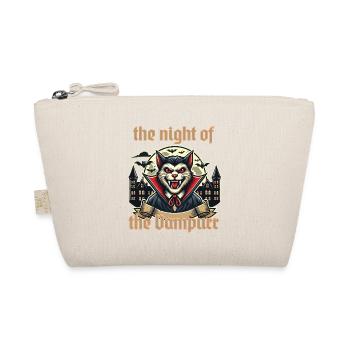 Vampire Cat Night of the Steamer - Organic Pouch - nature - Front