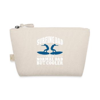 Surfing Dad Like A Normal Dad But Cooler Surfer - Organic Pouch - nature - Front