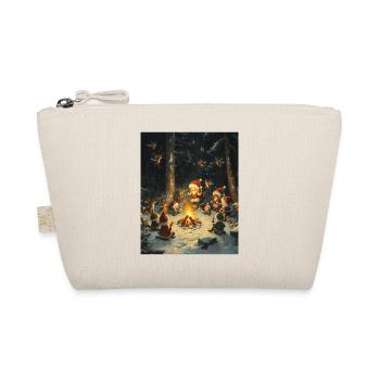 Père Noël Femmes Hommes Enfants Noël - Trousse biologique - nature - Devant